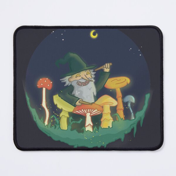 Item preview, Wizard Playing Mushroom Drums  designed and sold by grphitee.