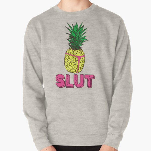 Slutty Pineapple T-Shirt| Brooklyn Nine-Nine Pineapple in Thong Tshirt| Pineapple Slut Tropical Graphic Tee Pullover Sweatshirt
