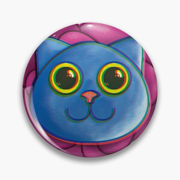 Item preview, psychedelic cat designed and sold by Bearded-Cow.