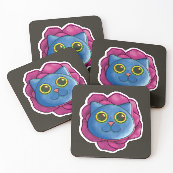 Item preview, psychedelic cat designed and sold by Bearded-Cow.