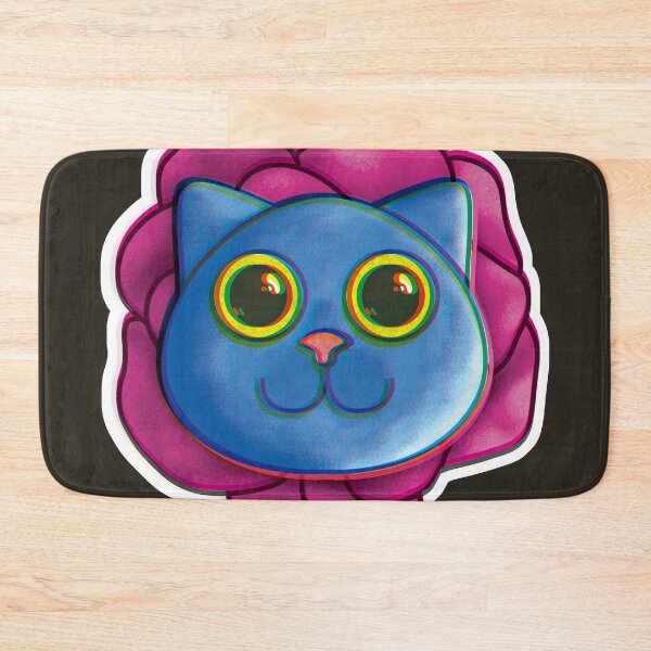Item preview, psychedelic cat designed and sold by Bearded-Cow.