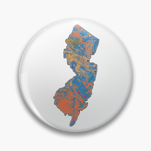 Item preview, Abstract New Jersey State designed and sold by doodle-mittens.