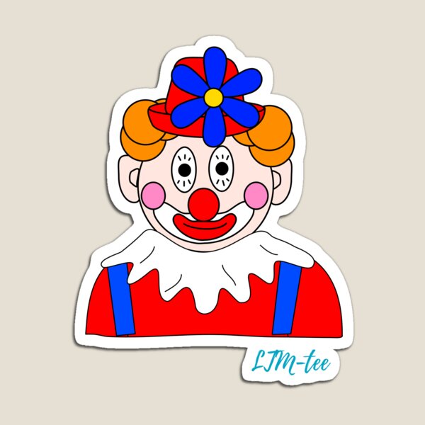 Bozo The Clown Magnets for Sale | Redbubble Bozo The Clown Magnets for Sale | Redbubble