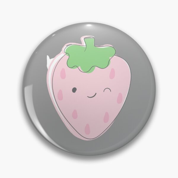 Item preview, Pink strawberry sticker  designed and sold by Noor-alhuda.