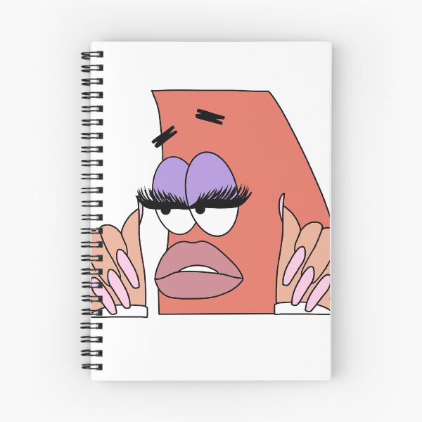 Item preview, Patrick Star Meme Lashes & Nails designed and sold by lovelyliaa.