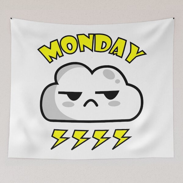 Item preview, Bad Monday Cloudy Kawaii designed and sold by DAFIN.