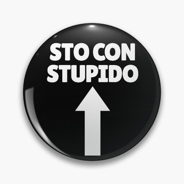 Item preview, Sto Con Stupido Italian Arrow Up Italy Funny I'm Stupid Gear designed and sold by DynamicDesign.