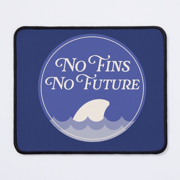 Item preview, No Fins No Future Shark Lover Save Sharks Protect Ocean Life designed and sold by gkao.