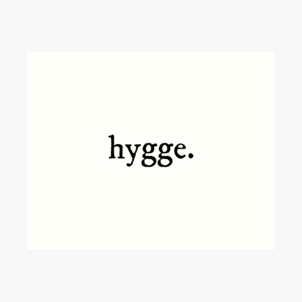 Item preview, Hygge | Minimalist Words  designed and sold by KnightandMoon.