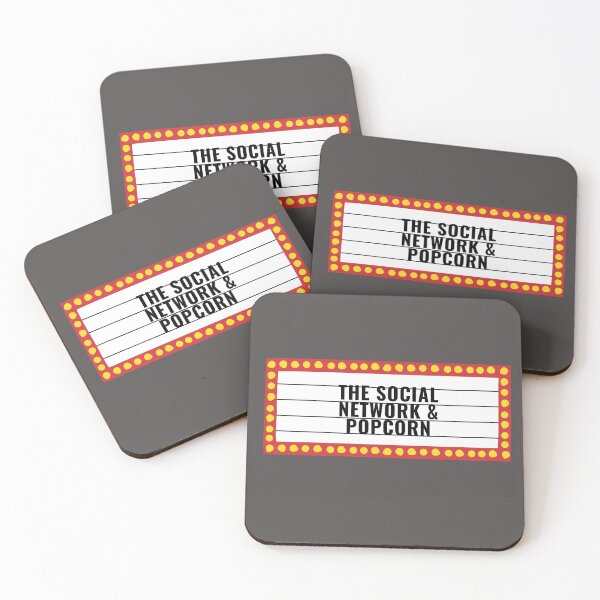 Item preview, The Social Network and popcorn | Coding/Coder movies software engineer developer programmer geek coder STEM designed and sold by brinikki.
