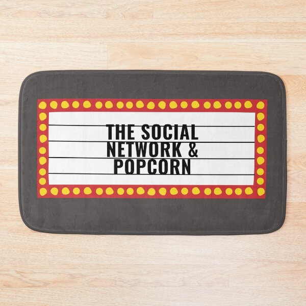 Item preview, The Social Network and popcorn | Coding/Coder movies software engineer developer programmer geek coder STEM designed and sold by brinikki.