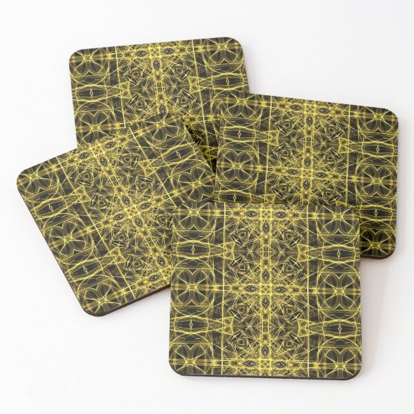 Item preview, Liquid Light Series #29 ~ Yellow Abstract Fractal Pattern designed and sold by Ascension Vibrations.