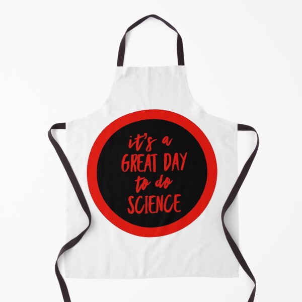 Item preview, It’s a great day to do science in black and red font on white background designed and sold by UncleStuScience.