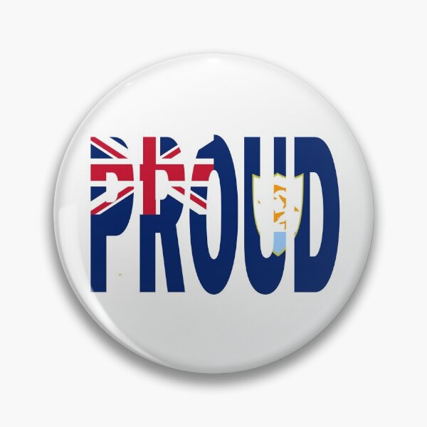 Item preview, Anguilla Flag Design in The Word Proud - BVI - Soca Mode designed and sold by Soca-Mode.