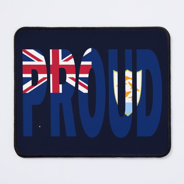 Item preview, Anguilla Flag Design in The Word Proud - BVI - Soca Mode designed and sold by Soca-Mode.