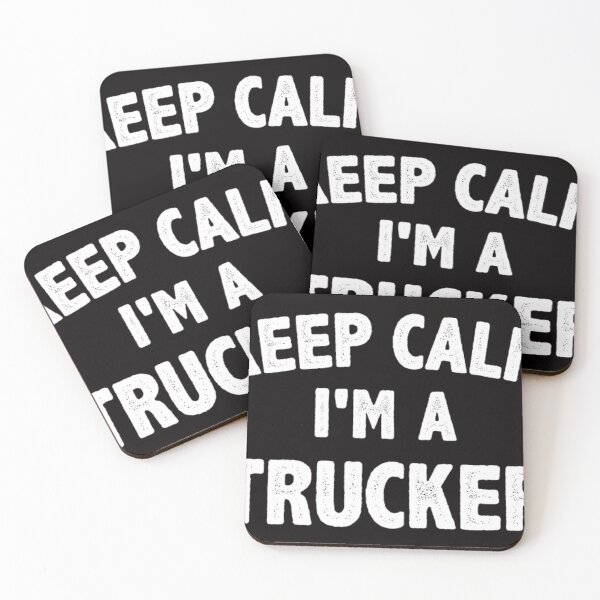 Item preview, Funny keep calm i am a trucker designed and sold by Marga1994.