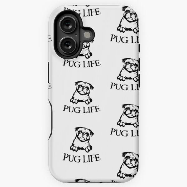Vista previa del artículo con la obra «vida Pug», diseñado y vendido por lyboogie.