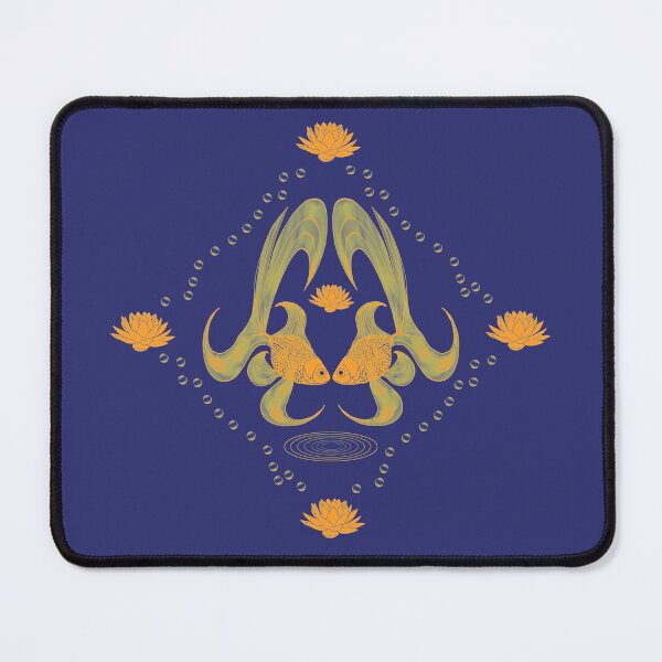 Item preview, Goldfish Damask Pattern designed and sold by Amy Hadden.