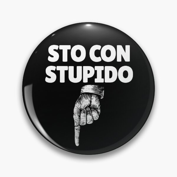 Item preview, Sto Con Stupido Italian Finger Down Italy I'm With Stupid Gear designed and sold by DynamicDesign.