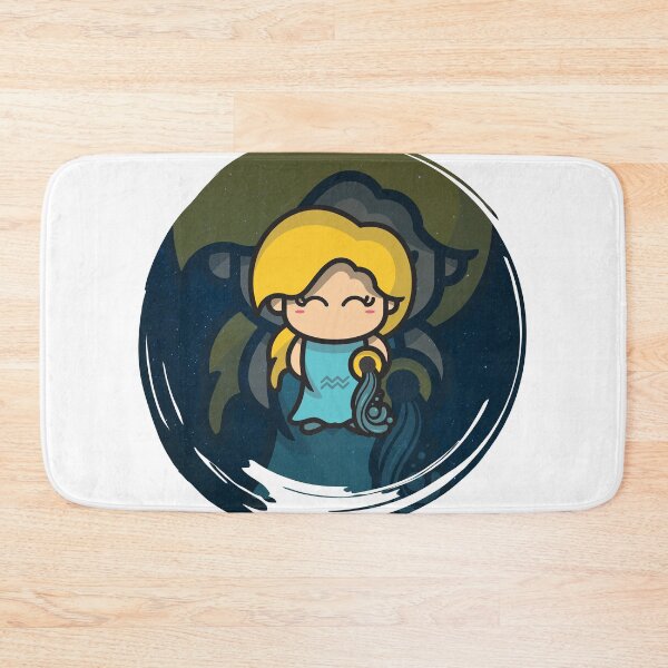 Item preview, Kawaii Aquarius Zodiac designed and sold by andriandesain.