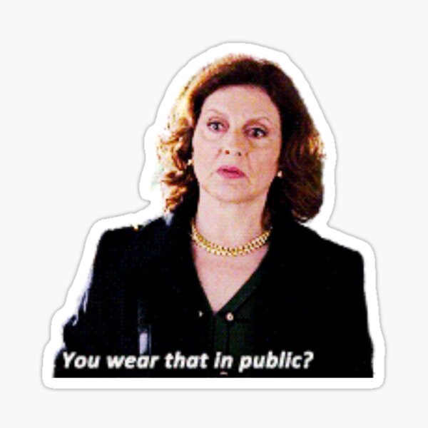 Item preview, Emily Gilmore Meme Sticker designed and sold by Miles B.