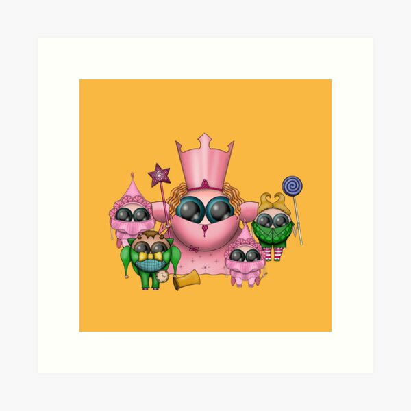 Aperçu de l'œuvre Glinda et les Munchkins - Les Orbulaires - Sunnie Moon créée et vendue par SunnieMoonShine.