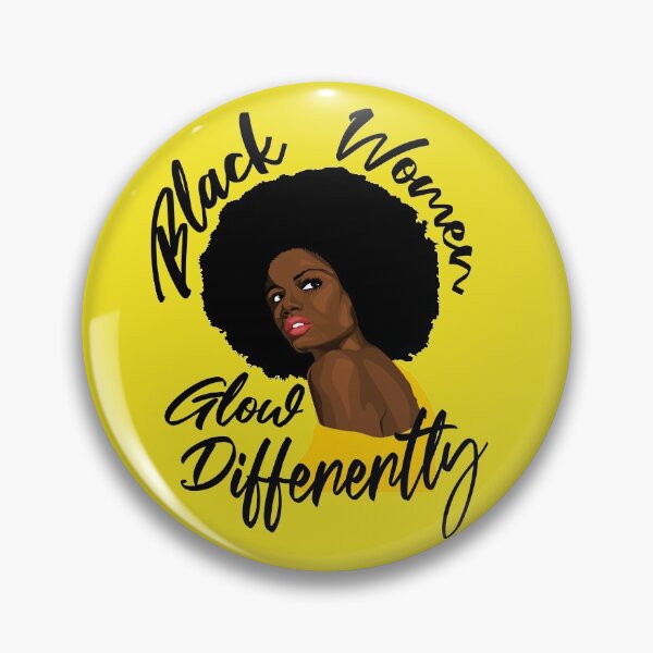 Item preview, Black Women Glow Differently designed and sold by isidorebeige.