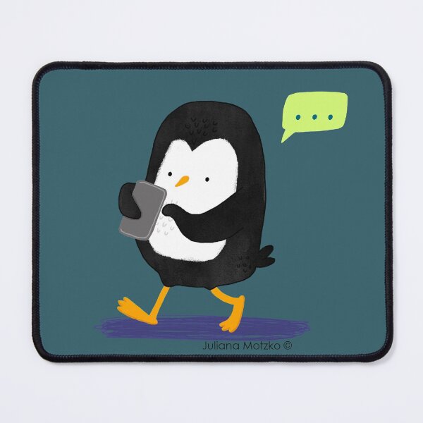 Item preview, Penguin Texting designed and sold by thepenguinsfamily.