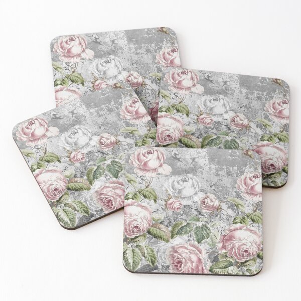 Item preview, Shabby Chic pink roses, feminine and delicate. designed and sold by Point-Of-DD.