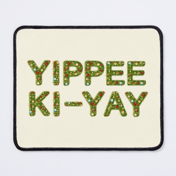 Item preview, Yippee Ki Yay Die Hard Cowboy Saying in Christmas Tree Ornaments designed and sold by orionlodubyal.