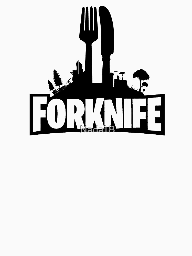 Disover Funny Forknife Shirt | Fork Knife Video Game Joke | Classic T-Shirt
