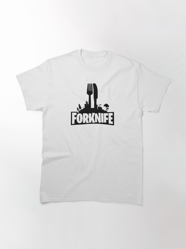 Disover Funny Forknife Shirt | Fork Knife Video Game Joke | Classic T-Shirt