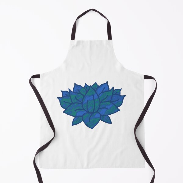 Aperçu de l'œuvre Option 2 de peinture pour fleur de lotus bleu-vert créée et vendue par doodle-mittens.