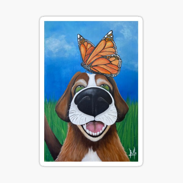 Arlo and the Butterfly Sticker