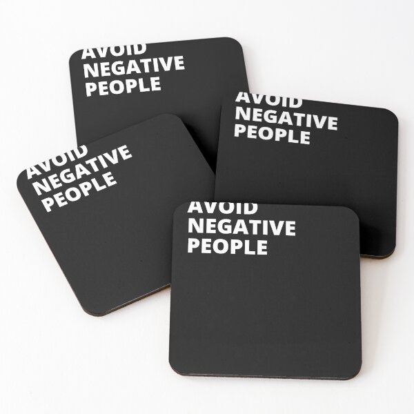 Item preview, Avoid Negative People Simple graphic T-shirt design  designed and sold by JamesScottArt.