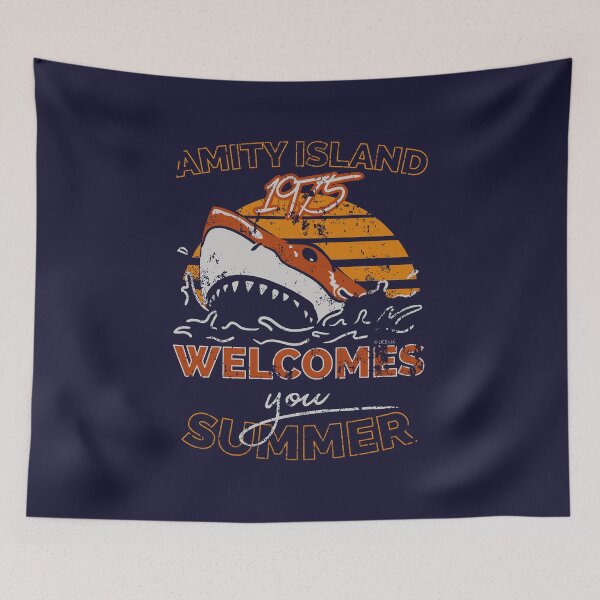 Item preview, JAWS - AMITY ISLAND WELCOMES YOU - SUMMER 1975 designed and sold by TheArtDesk.