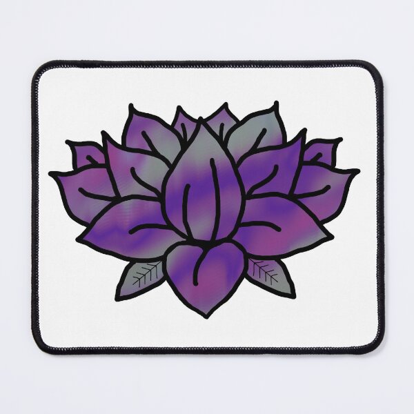 Item preview, Purple Lotus Flower Pour Paint designed and sold by doodle-mittens.
