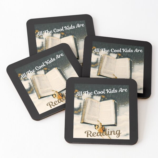 Item preview, All The Cool Kids Are Reading Art  designed and sold by Seekdesigns6.