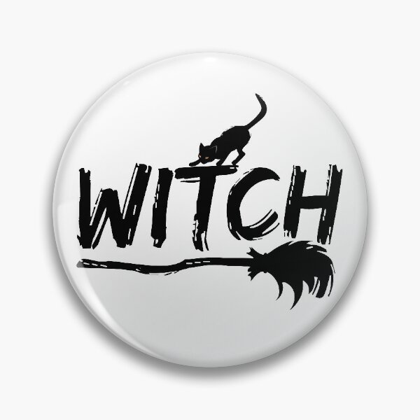 Item preview, Witch Cat Broom | Witches Scary Funny Halloween designed and sold by GravitiTees.