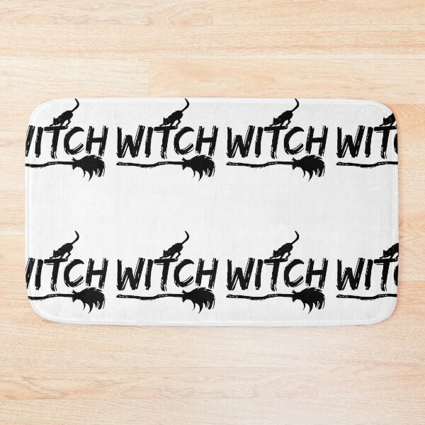 Item preview, Witch Cat Broom | Witches Scary Funny Halloween designed and sold by GravitiTees.