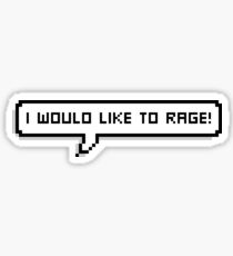 RAGE! Sticker