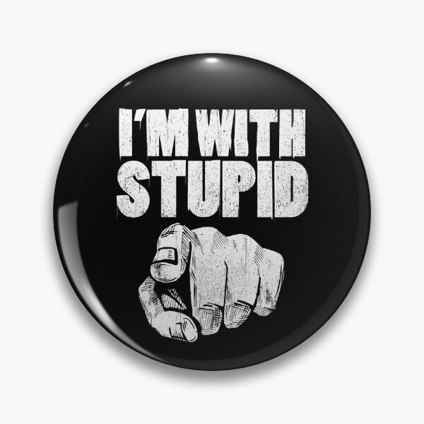 Artikelvorschau, I'm With Stupid Pointing Finger At You Funny You're Stupid Gear entworfen und verkauft von DynamicDesign.