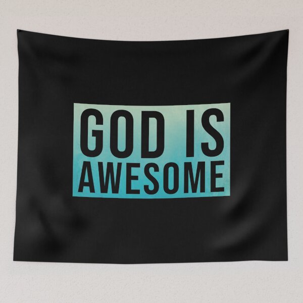 Item preview, God is Awesome - Christian Quote designed and sold by ChristianLife.