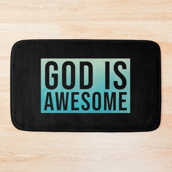 Item preview, God is Awesome - Christian Quote designed and sold by ChristianLife.