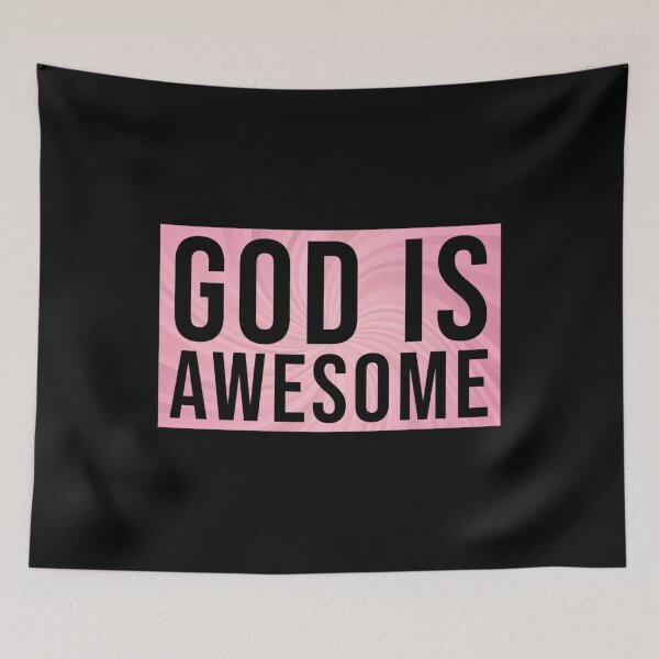 Item preview, God is Awesome - Christian Quote designed and sold by ChristianLife.