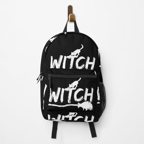 Item preview, Witch Cat Broom | Scary Witches Funny Halloween Celebrations designed and sold by GravitiTees.
