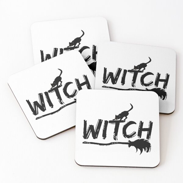 Item preview, Witch Cat Broom | Witches Scary Funny Halloween designed and sold by GravitiTees.