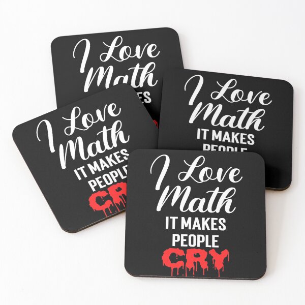 Item preview, I love math it makes people cry, I love math funny, gift for math teachers designed and sold by 732Studio.