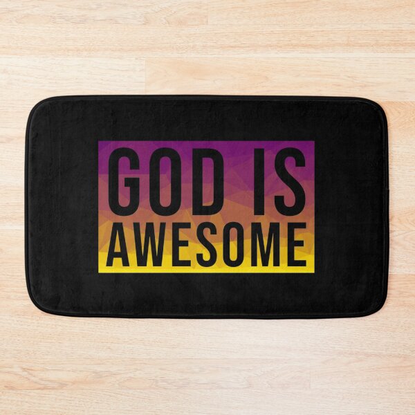 Item preview, God is Awesome - Christian Quote - Colorful designed and sold by ChristianLife.