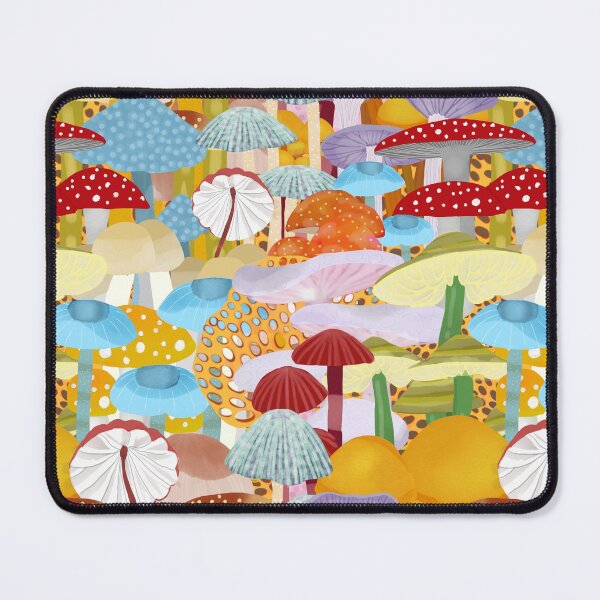 Item preview, Colorful Mushrooms designed and sold by Amy Hadden.